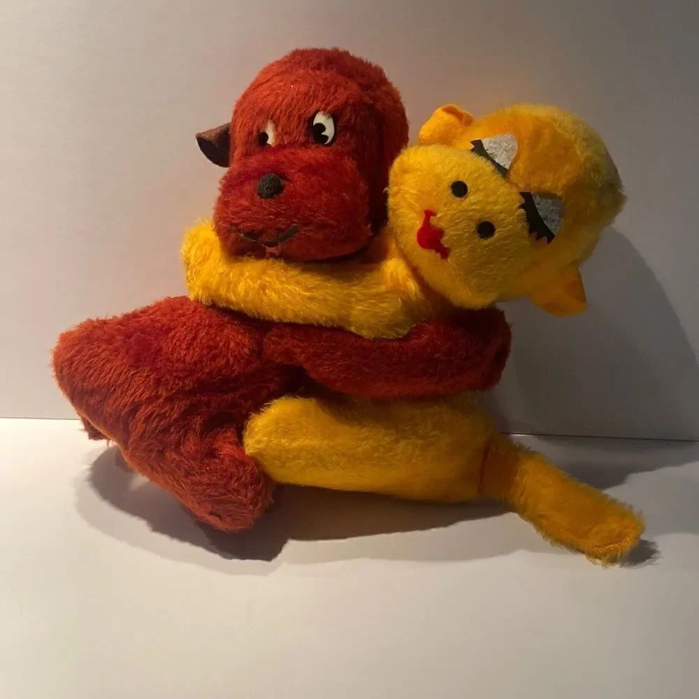 VintageβStuffedβPlushβHuggingΒ HugβToyβBrown